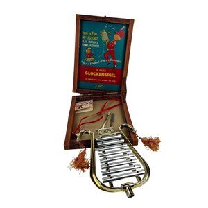 Emenee Musical Toys Golden GlockenSpiel Vintage 1950s Toy